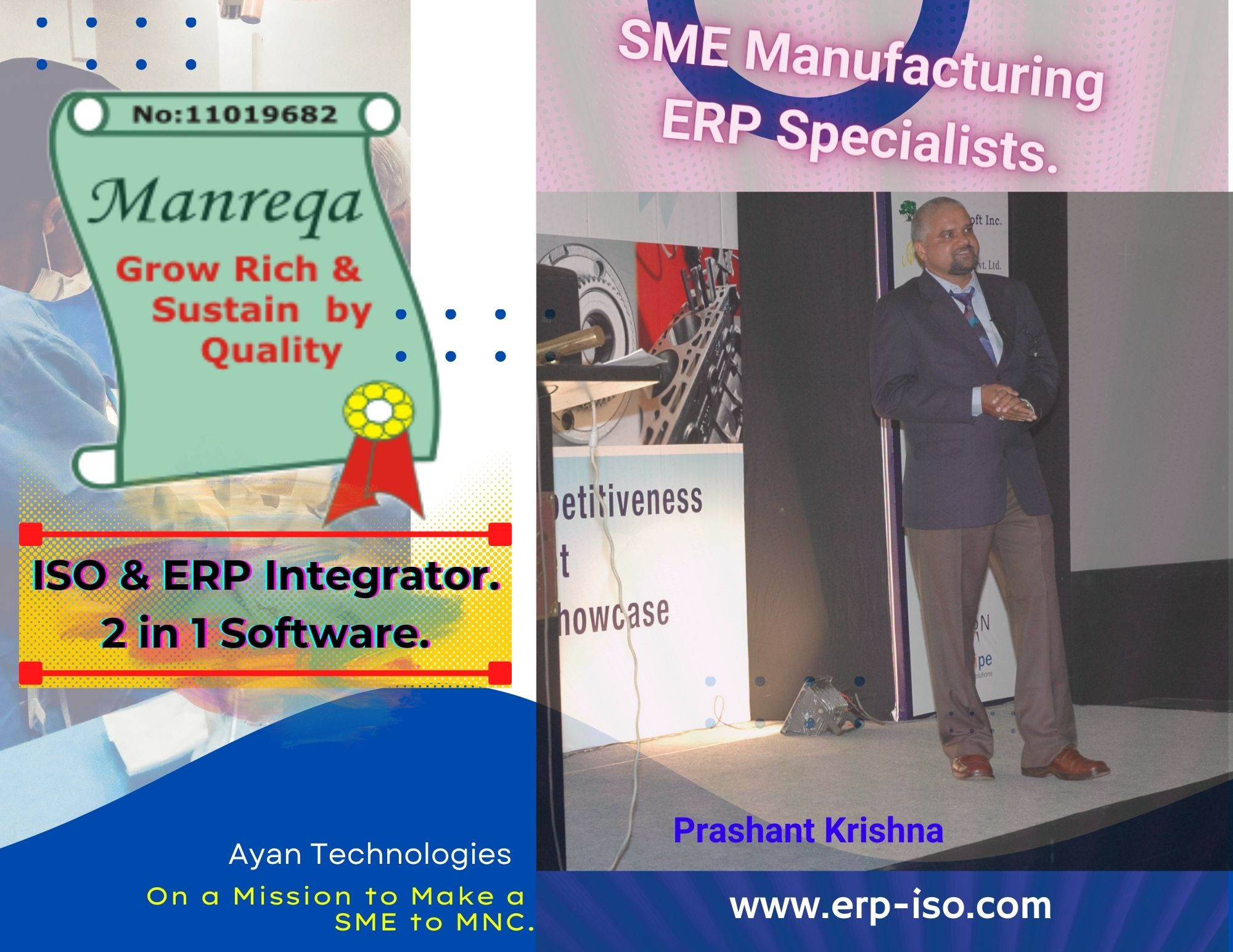 SME Manufacturing ERP Specialists.
Ayan Technologies 